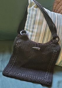 Vintage Crocheted Cross Body Purse
